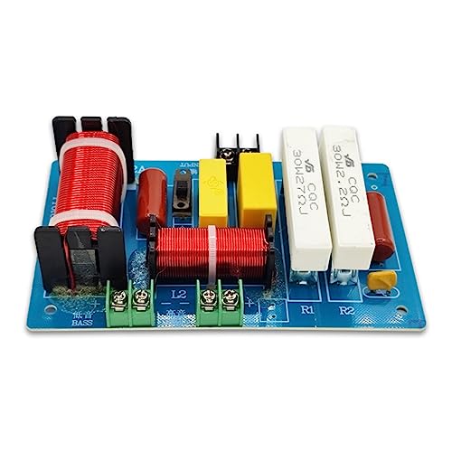 Mllepjdh 2 Way Speaker Frequency Divider Module Treble Bass Hi-Fi Filter Distributor Board for Speaker Filter