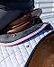 Tack Shack of Ocala Ogilvy Jump Memory Foam Half Pad, Jumping Saddle Pad, English Saddle Pads, Saddle Pad for Horses, Half Pad, English Half Pad