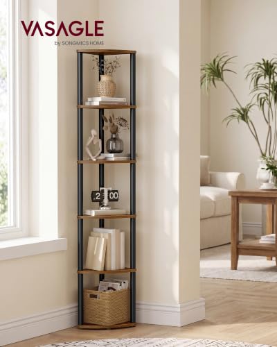 Image of VASAGLE Superfast Toolless Assembly 6-Tier Corner Shelf