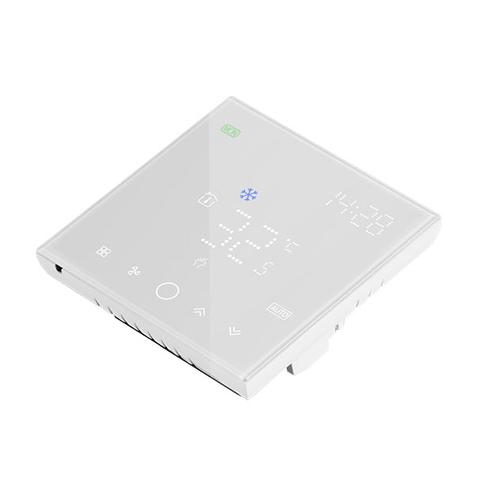Aramox Termostato Intelligente, Termostato Wireless Touchscreen da 4 Pollici con Controllo Integrato da 61 a 90 Gradi F, per il Controllo della Climatizzazione della Casa Intelligente e l'uso di AC