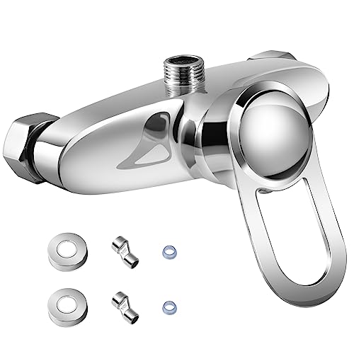 Wall Mounted Thermostatic Shower Mixer Tap with Single Lever