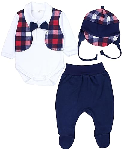 TupTam Baby Kleidung Set Body Strampelhose Mütze Bekleidungsset Jungen...