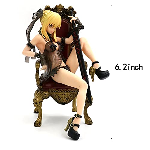 Duezkup Anime Figure For Fate/Stay Night Saber Alter - Anime Gifts Toys Model Action Pvc Figurine Model - 6.2Inch Exquisite Boxed #TOP3