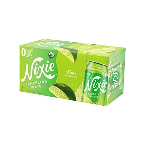 Nixie Sparkling Water - Sparkling Water Lime - Case of 3-8-12 Fz Cover