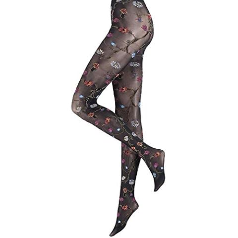 Trasparenze Platino Floral Tights - XL/4 Cover