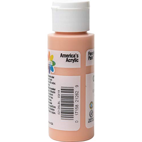Delta Creative Ceramcoat Acrylic Paint In Assorted Colors (2 Oz), 2126, Medium Flesh #TOP2