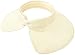 Simplicity Women Travel Straw hat w/ Wide Brim Roll-up Sun Visor, Ivory