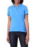 Cuello de polo Tommy Hilfiger Polo para Mujer 1985 Slim Pique SS Ww0ww43225 S/S (1 Unidad), Azul (Mesmerizing Blue), XXL