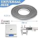NVAAV 1/4 × 200 Inch - 1 Gram Per Inch Lead Tape for Tennis Racquet Golf Club Pickleball Paddles, Head Lead Weighted Tape Strips Roll 0.02 InchThickness