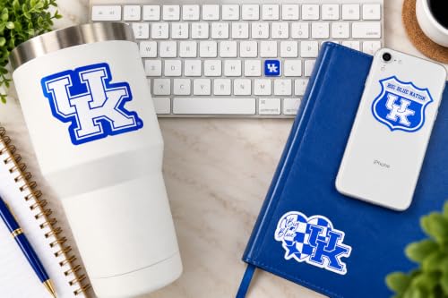 Image of University Kentucky Stickers Decals Wildcats UK Merch Gifts Car 14 Pc