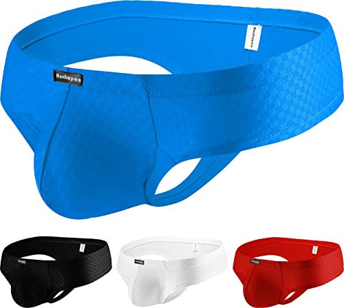 Men's Hot T-Back Thong G-String Undie Low Rise Stretch Mini Cheek Swimming Thong Under Panties for Men