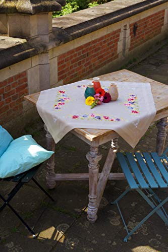 Nappe imprimé violettes nappe de table fleurie de style campagne - 2