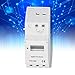 Real time Display Function, Programming in a Cycle of 24 Hours or 7 Days with Reset Button, Guide Rail Switch Timer, Suitable for All Power Equipment and Household appliances