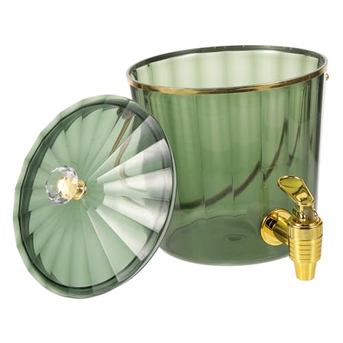 Sosoport Beverage Dispenser with Spigot Lid Drink Jug for Fridge Practical Juice Container for Parties Hotels and Drink Shops Sturdy Safe Wine and Juices