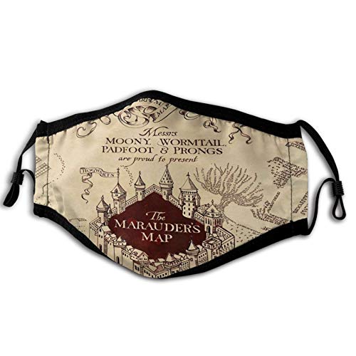 ETHAICO Fillter Cloth For Marauders Map,Reusable Windproof Cloth Half Face Double Protection for man and woman 15 cm x 23 cm / 6 inches x 9 inches