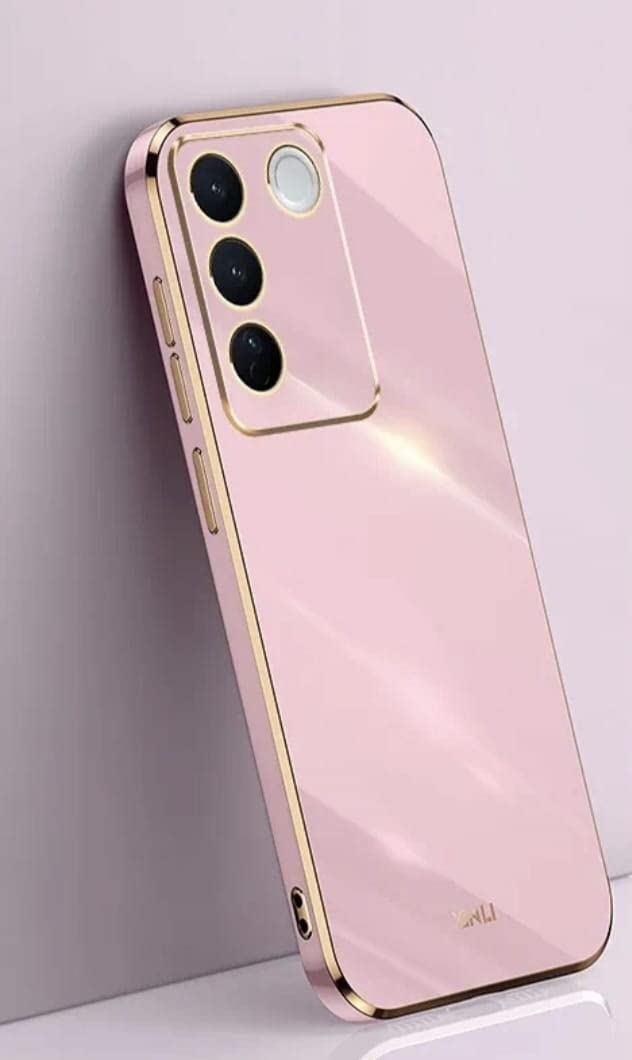 Cat Care Compatible with Vivo V27 (5G) / V27 Pro (5G) Electroplated Chrome 6D with Camera Protection, Slim Shockproof, Soft TPU, and Back Case Cover (Pink) (B0C1W5NZJD) Amazon Price History, Amazon Price Tracker