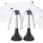 Anti Mouches, Ventilateur Anti-Mouche Rechargeable de Table, Ventilateurs d'extérieur et d'intérieur pour éloigner les mouches, idéaux pour Fêtes, Restaurants, Cuisine, Fruits et Barbecues, lot de 2