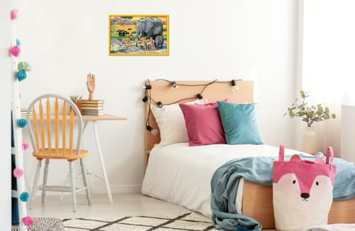 Ravensburger CreArt Kids 31x21 cm Numéro d'art Savane Kit de Peinture par numéros Dès 25999 - vue 7