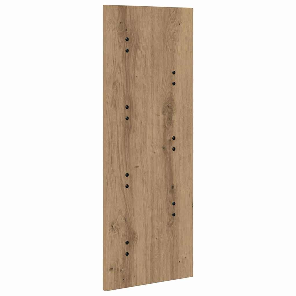 Appendiabiti da Parete a Pannello 30x80 cm Rovere Artigianale