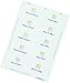Produktbild DURABLE Einsteckkarte BADGEMAKER®, Karton, 150 g/m², 60 x 30 mm, weiß (540 Stück), Sie erhalten 1 Packung á 540 Stück