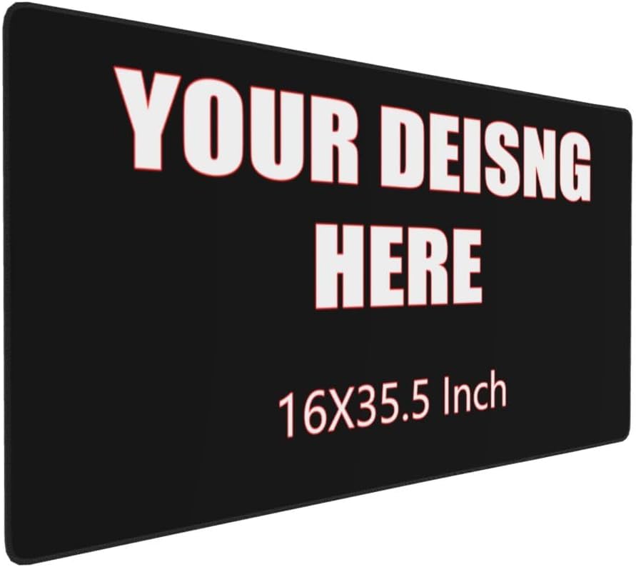 Personalized Mouse Pad Make Your Own Customized Large Gaming Mousepad Personalized Desk Gaming Mat for Valentine Christmas, Mousepad Gift for Wife Husband Boy Girl Friend Family Colleague