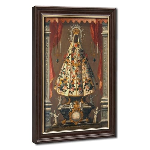 Madonna noire 1745 impression toile cadre suspendu décoration murale salon 20x30