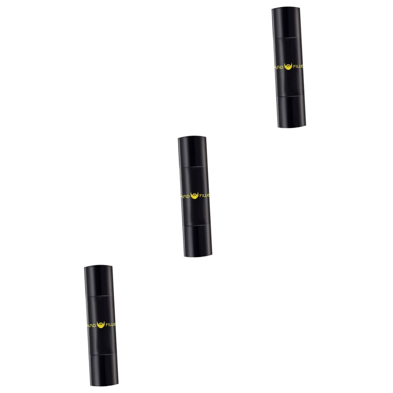 minkissy 3pezzi Filler Per Modellare La Barba Professionale Stick Portatile Per Riempire e Definire Strumento Di Bellezza Per Uomini Scuro Design Elegante e Facile Da Usare