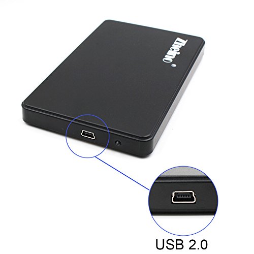 Caja externa para disco IDE 2.5 pulgadas USB 2.0 miniatura 3