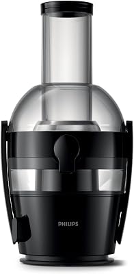 Philips centrifuga frutta e verdura 3000, 800W, tecnologia QuickClean, 2L