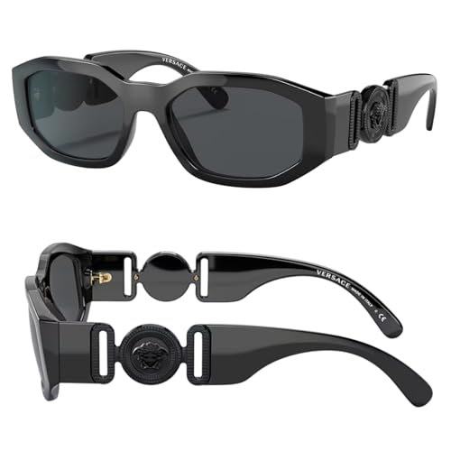 Versace VE4361 Oval Heart Sunglasses for Men – Frame with Temples, eShades Eyewear Kit Included