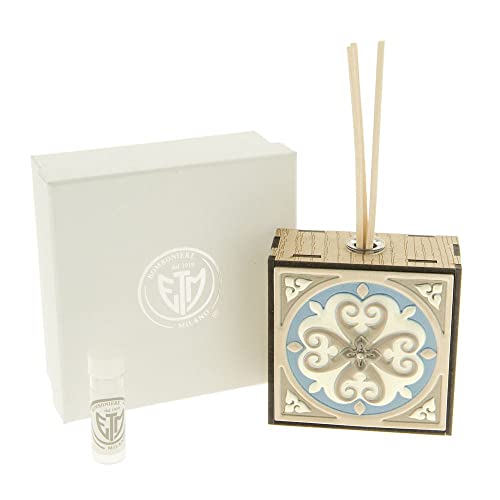 Formoso bombonera ambientador difusor de madera con inserto resina cerólica h 9 cm Art 08A029