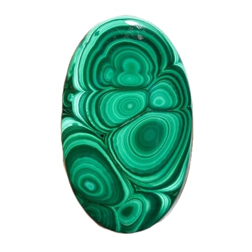 Cabochon malachite ovale 45x27x6mm idéal pour créer soi-même un pendentif unique