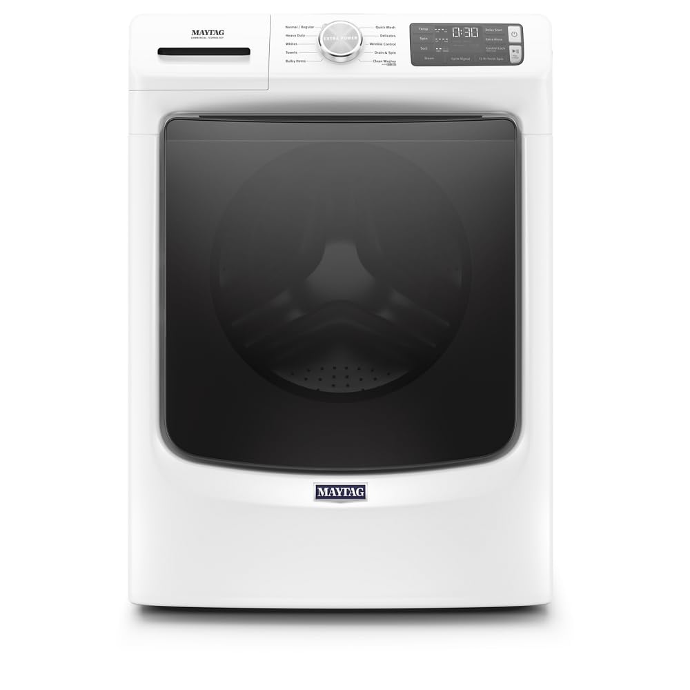 Photo 1 of Maytag 4.5 cu ft. Front Load Washer with 12-hour Fresh Spin Option