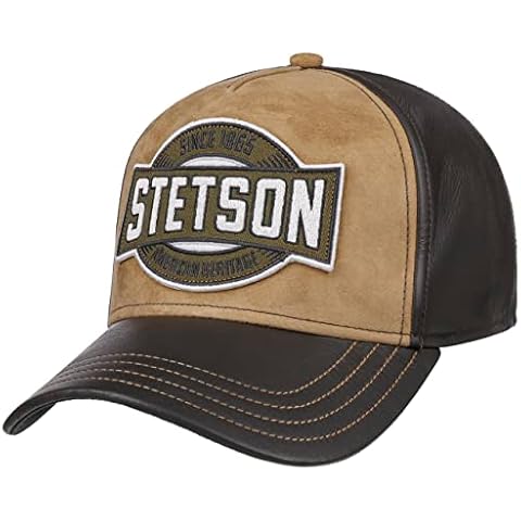 Gorra de Piel Stetson Since 1865 Hebilla Metal Cover