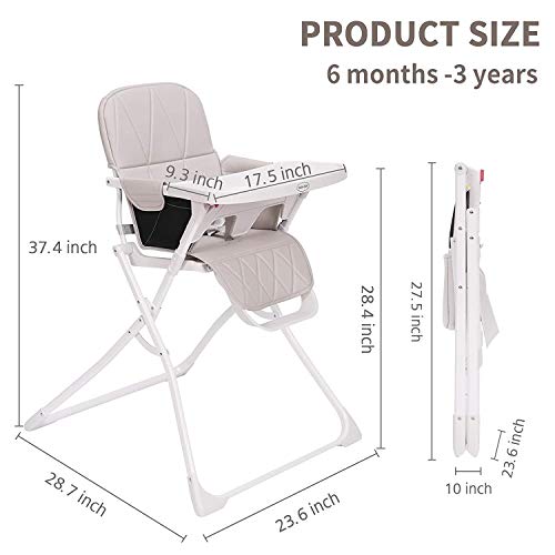 Top 10 Best folding high chairs for babies and toddlers Reviews