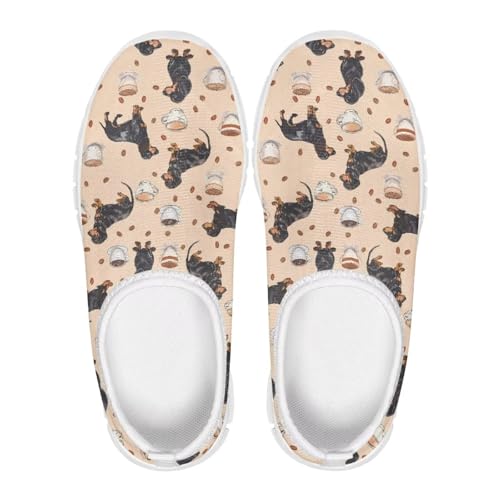 School Sneakers for Girls Animal Print Slip on Tennis Shoes Breathable Lightweight Running Shoe3