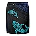 Xsehusvy Men’s Bohemian Skirt with Pockets Hawaiian Lavalava Swimsuit Cover Up Breathable Soft Sarong Bath Trunk Wraps S-6XL