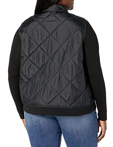 Dickies Womens Dickies Womenâ’s Plus Quilted Vest, Black, 3X Us #TOP1