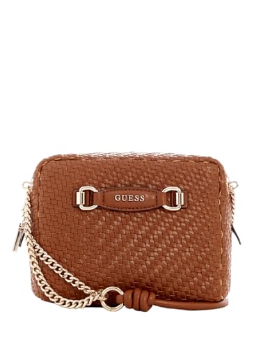 GUESS Bolsa tiracolo Francy texturizada conhaque
