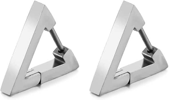 1PC Orecchino Pendente Triangolo in Acciaio Inossidabile per Uomo Geometria Pendente Nappa Lunga Unisex Orecchino Non Forato Gioielli Punk Regali – acquista a prezzi convenienti sul marketplace