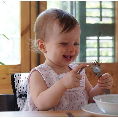 Image of JYOKO Kids Cushion Compatible with Stokke Tripp Trapp high Chair Made Cotton 100% +Foam+3D Air Confort (Blue Sparkles)