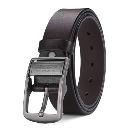 Men's real cow leather belt pin buckle vintage belt fashion casual leather jeans belt2