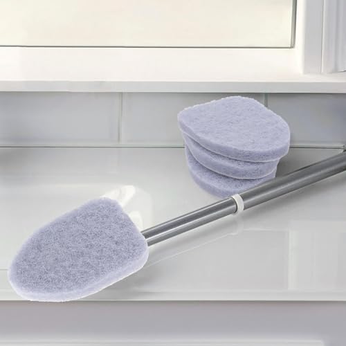 Image of 8 Pack tub and Tile Scrubber Replacement-Compatible with Scotch Brite tub and Tile Scrubber Refill. (Gray)