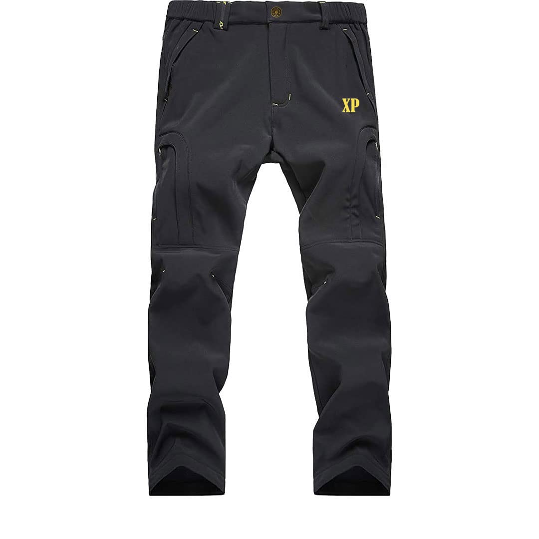 Xpert Supplier Hiking Trouser Men Outdoor Water - Proof Breathable Walking Trouser Wind Proof Casual Pants(Standard, 40, Black)