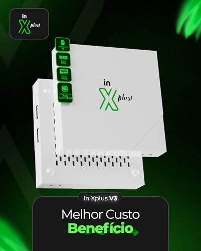 Receptor Canais In Xplus tv box V3 4k Original Vitalício Configurado