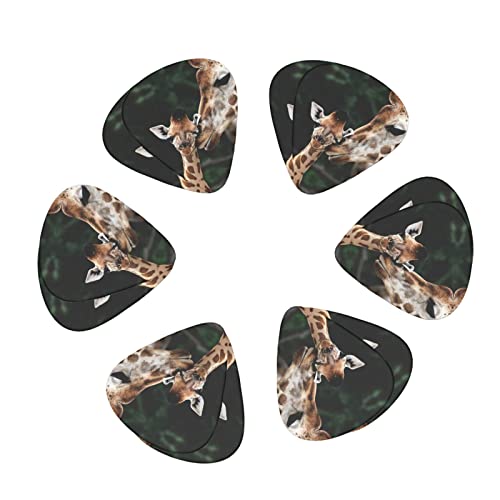 Ensemble de 12 médiators de guitare deux girafes pour guitare acoustique, guitare électrique, contrebasse, ukulélé - Les Beatles, Paul McCartney, John Lennon, RIngo Starr, George Harrison Ensemble de 12 médiators de guitare deux girafes pour guitare acoustique, guitare électrique, contrebasse, ukulélé – Image 3
