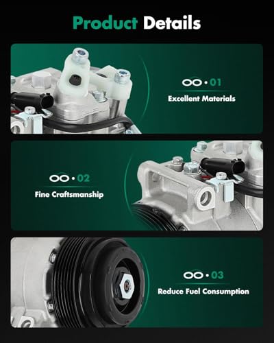 Image of SCITOO AC Compressor for Mercedes-Benz for C300 3.0L 2008-2012