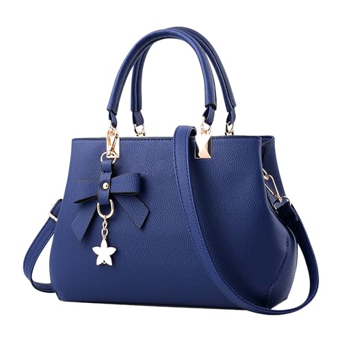 Sac à bandoulière en cuir synthétique aux finitions haute couture