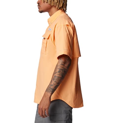 Image of Columbia Men Omni-Shade Bahama II Hiking and Trekking Short Sleeve Shirt