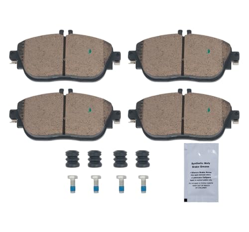 Image of HUSCH Front Ceramic Brake Pads Kit Fit For INFINITI QX30, For MERCEDES-BENZ | Clean Wheels, Quiet, Short Braking Distance, Responsive Braking, Long Service Life, for Various Weather, Road Performance